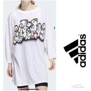 Adidas x Jeremy Scott Graffiti T Shirt Dress